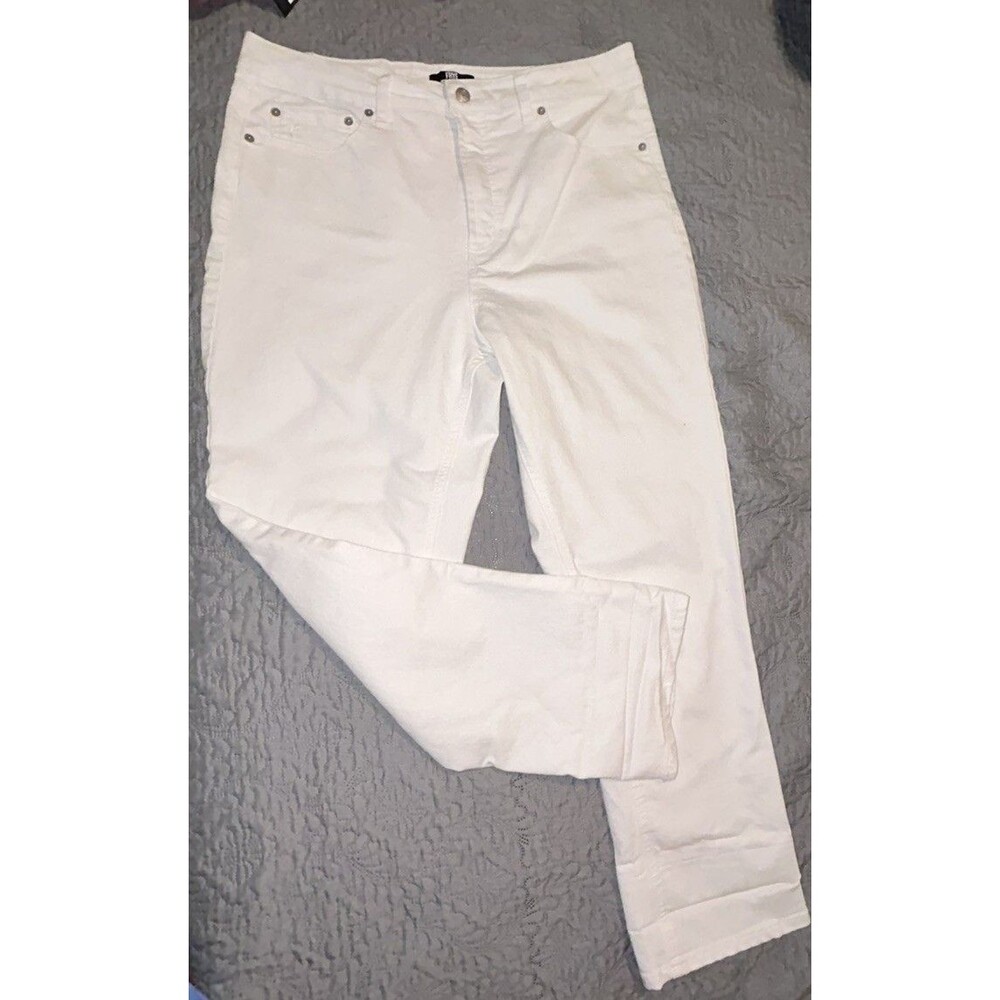 Women's Ivory FRYE High-Rise Cropped Pants Size 12/31